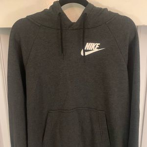 NIKE HOODIE    -color- (Charcoal Grey) SIZE - M )